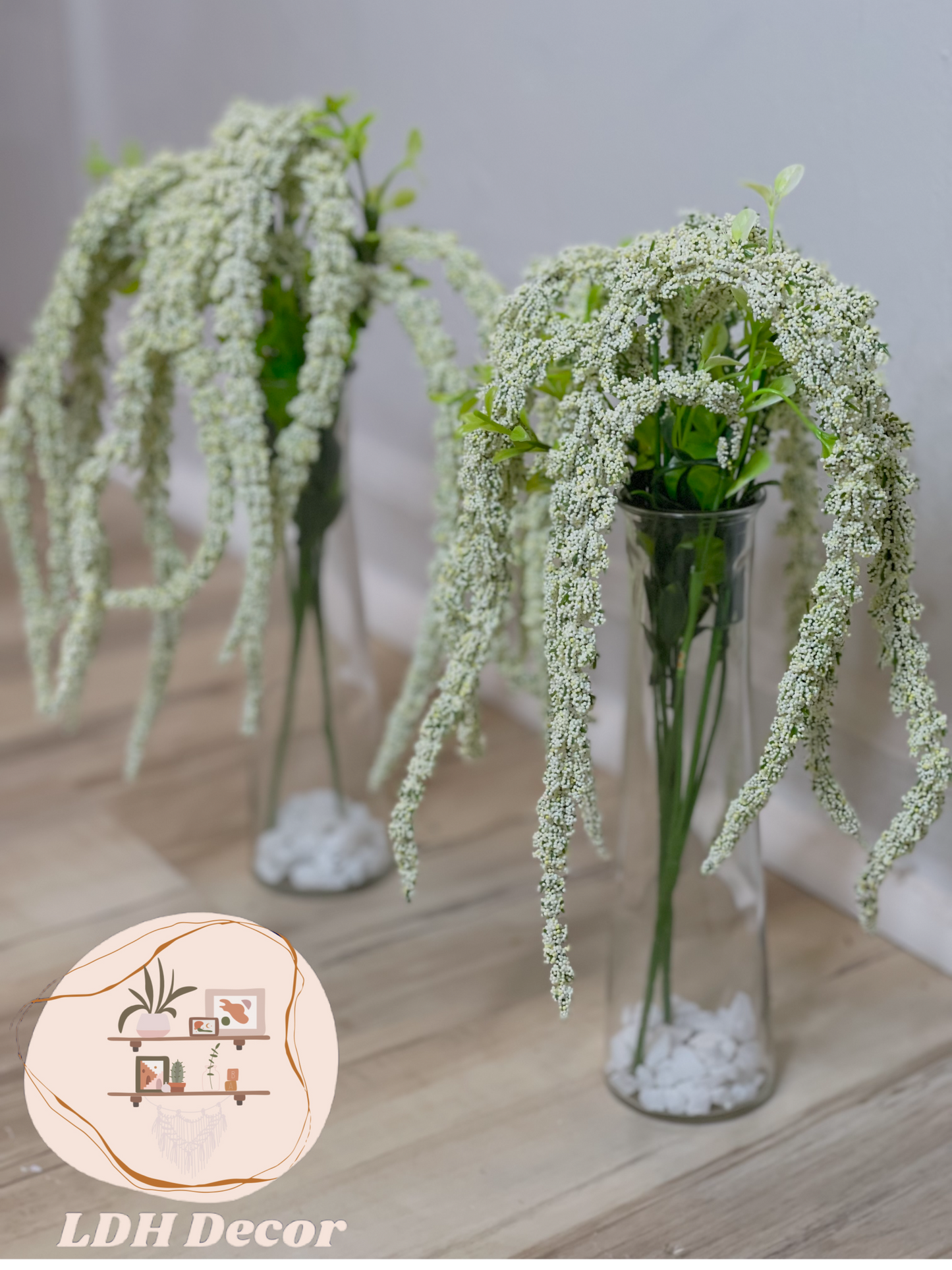 Green & White Centerpiece