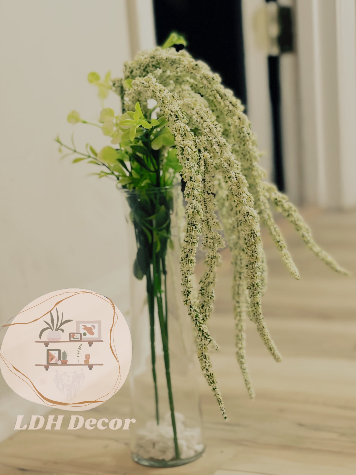 Green & White Centerpiece