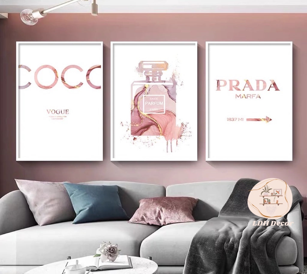 COMING SOON Pink Prada Inspired Canvases