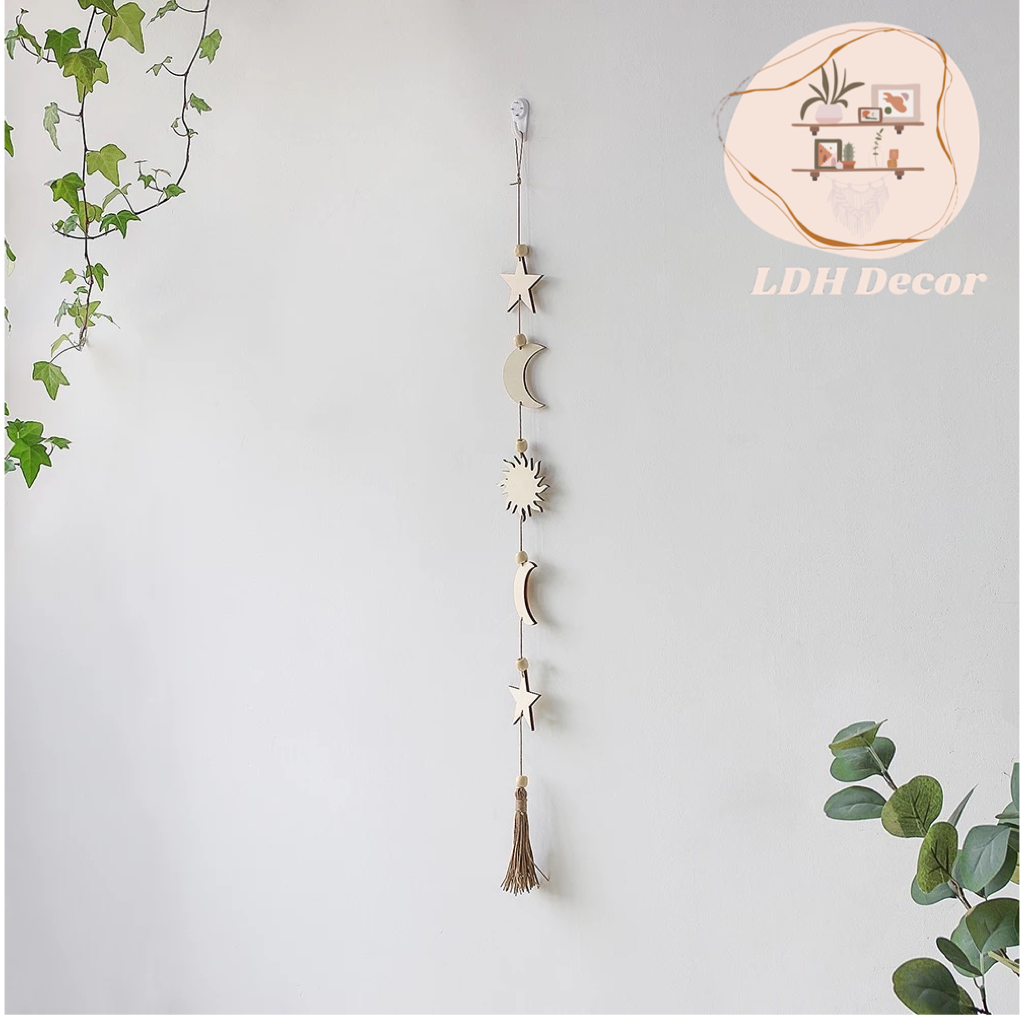 Moon & Sun Wall Boho Hanging Decor