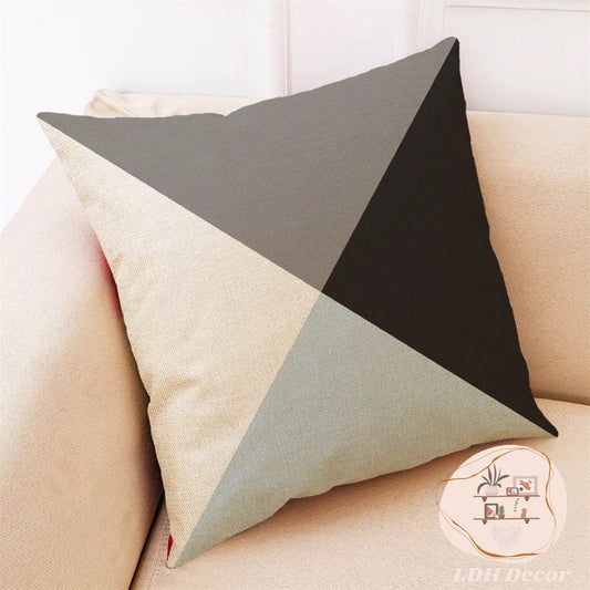 Geometric Modern Pillow
