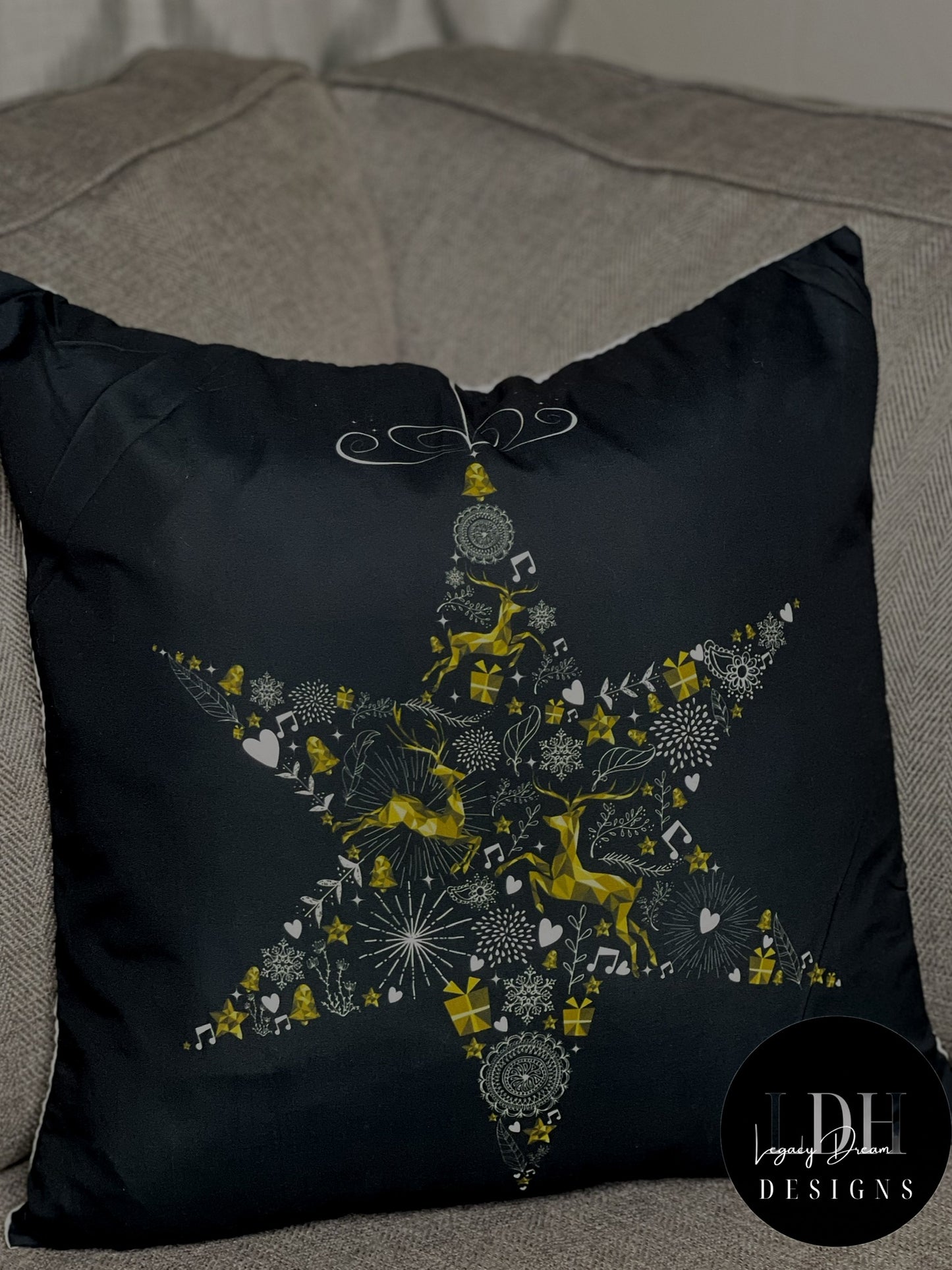 Holiday Star Throw Pillow