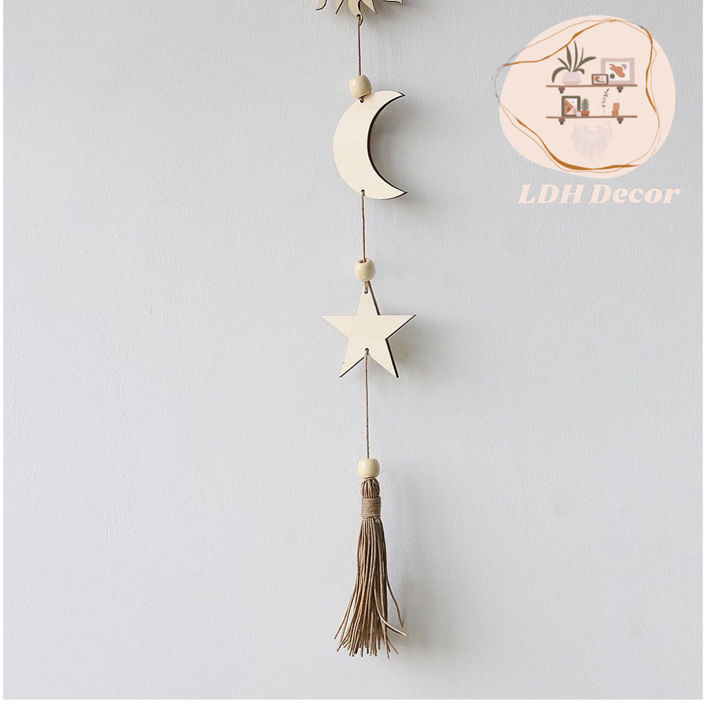 Moon & Sun Wall Boho Hanging Decor