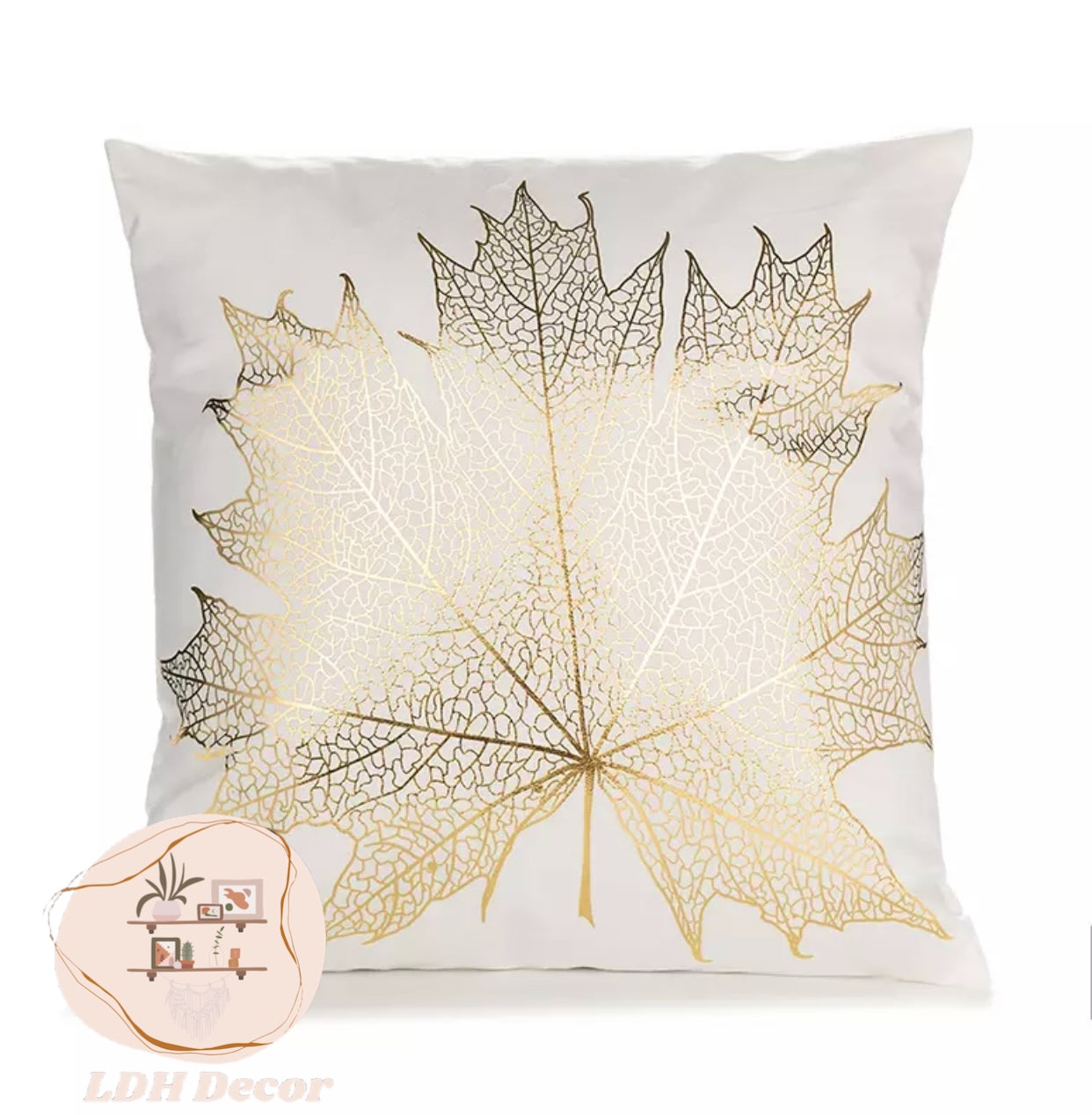 The Golden Leaf Pillow
