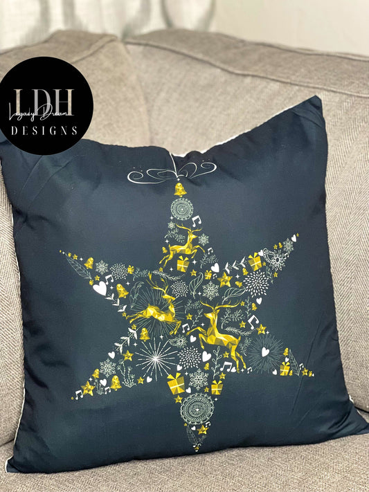 Holiday Star Throw Pillow