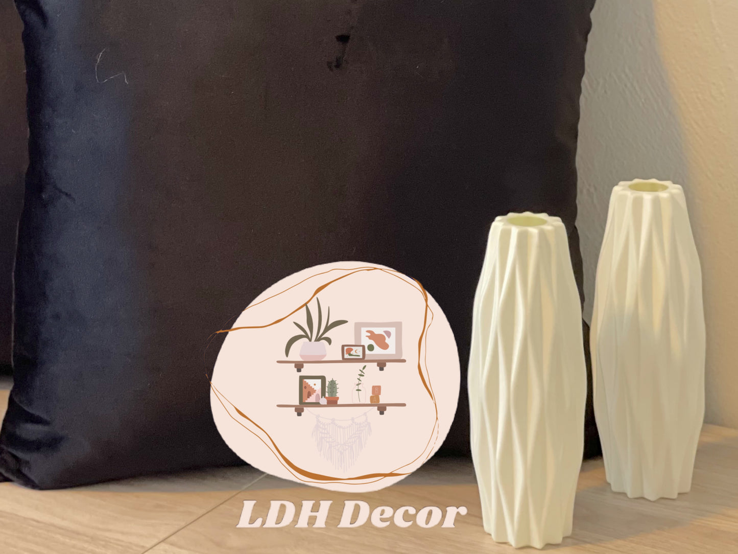 White Kid Friendly Light Weight Vase