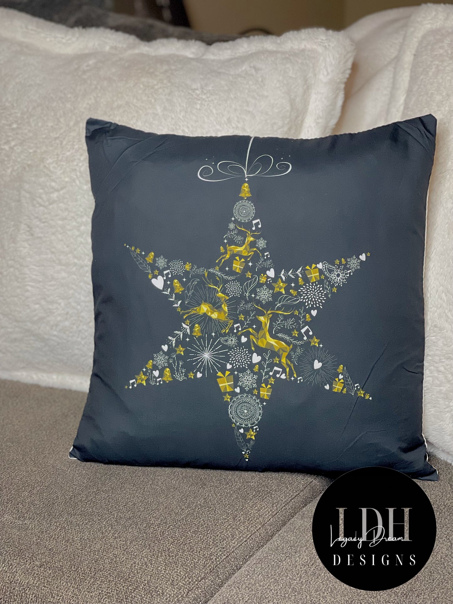 Holiday Star Throw Pillow