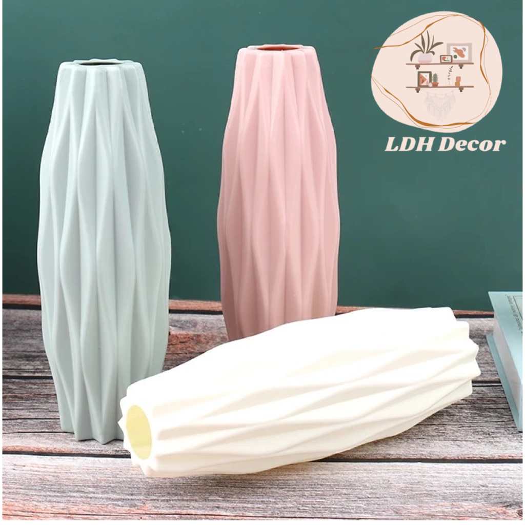 White Kid Friendly Light Weight Vase