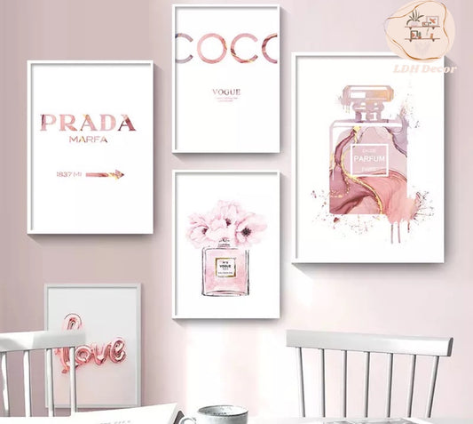 COMING SOON Pink Prada Inspired Canvases