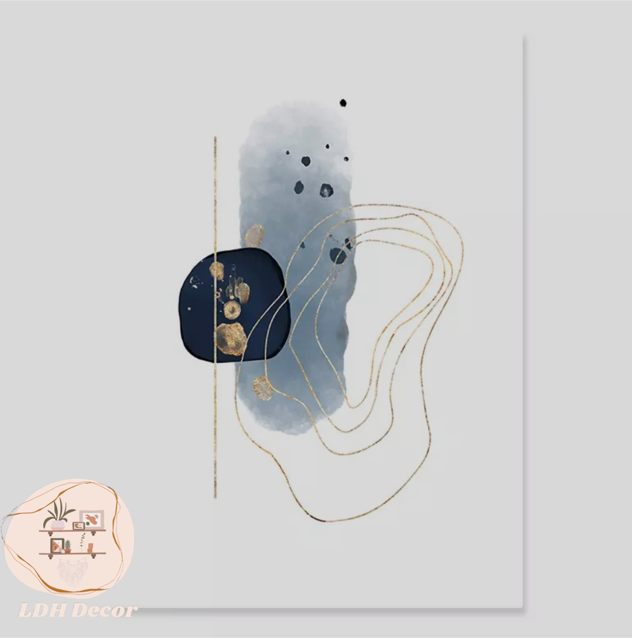 Blue Abstract Canvas