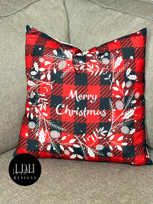 Merry Christmas Throw Pillow