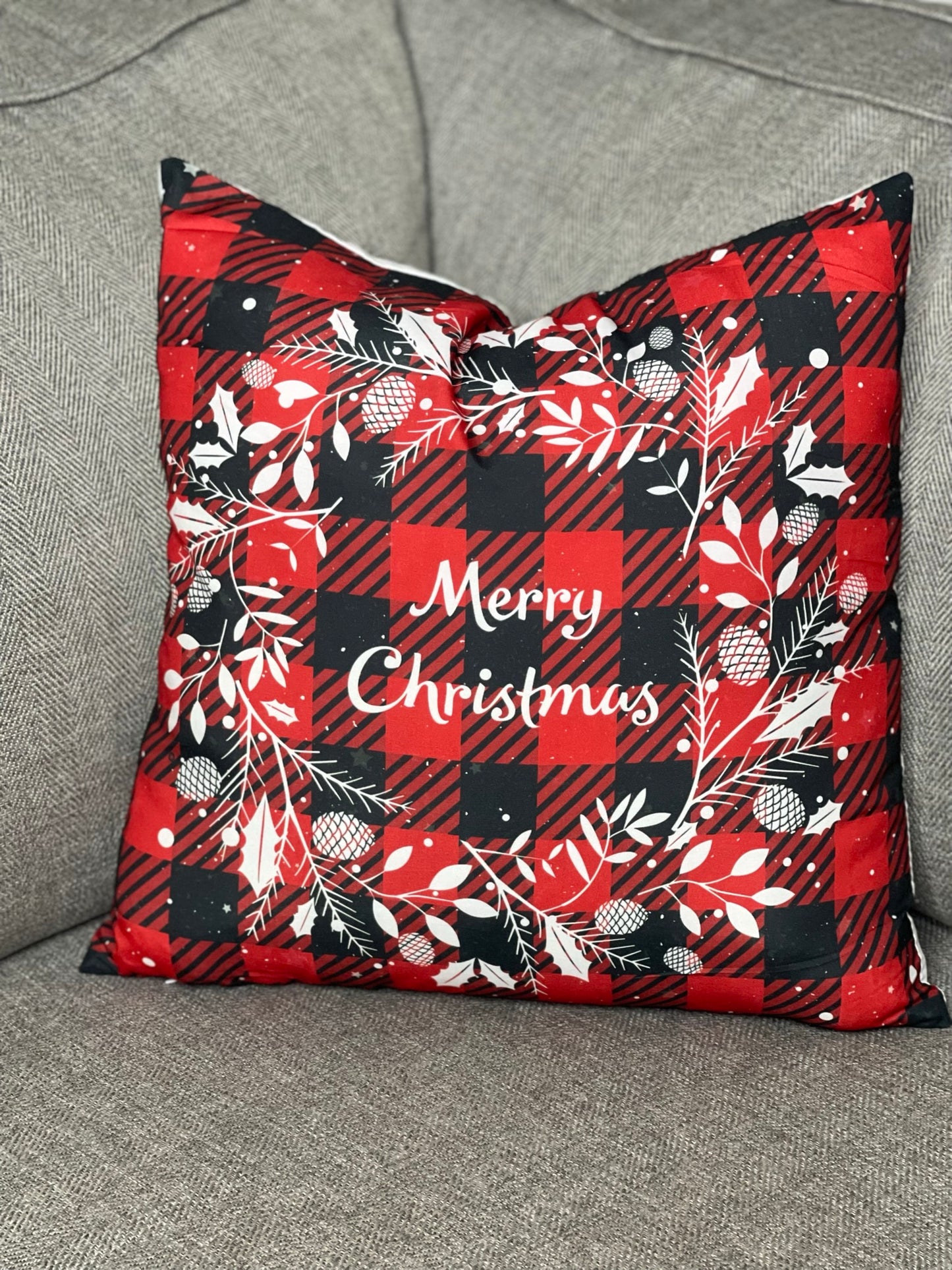 Merry Christmas Throw Pillow