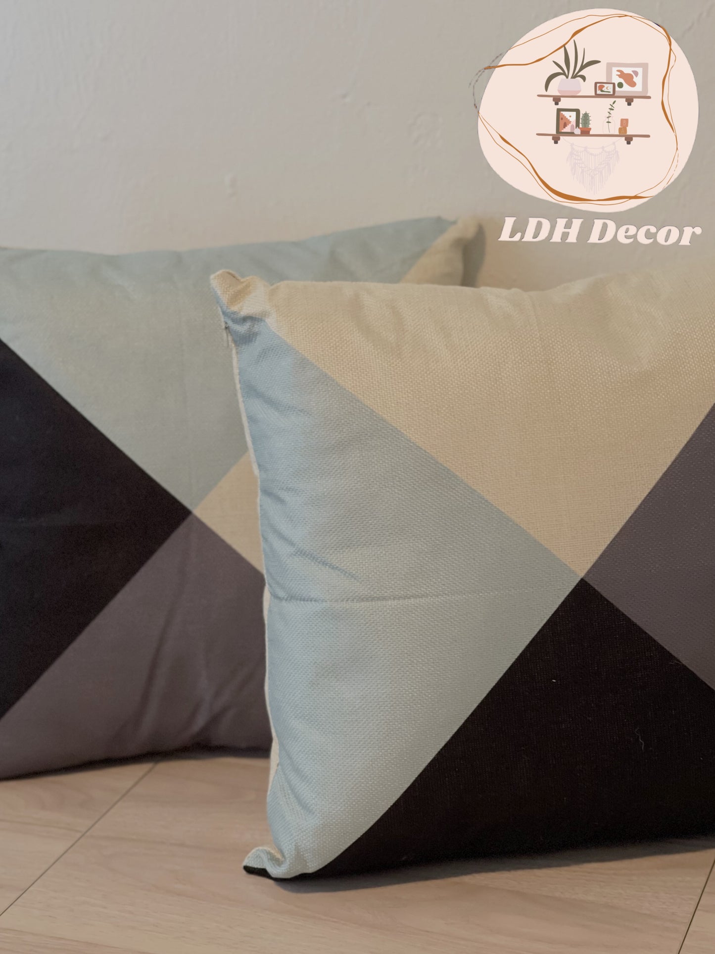 Geometric Modern Pillow