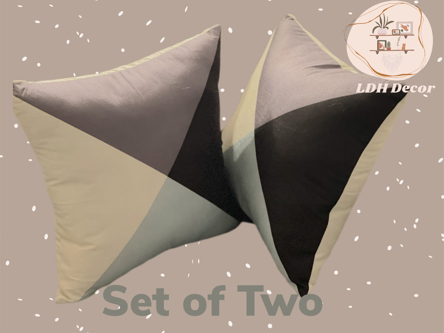 Geometric Modern Pillow