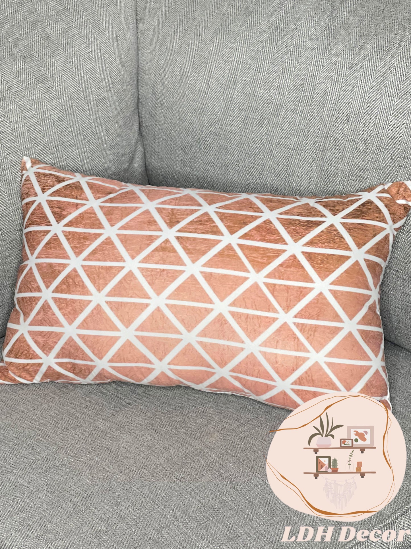 Pretty Pink Peach Pillow