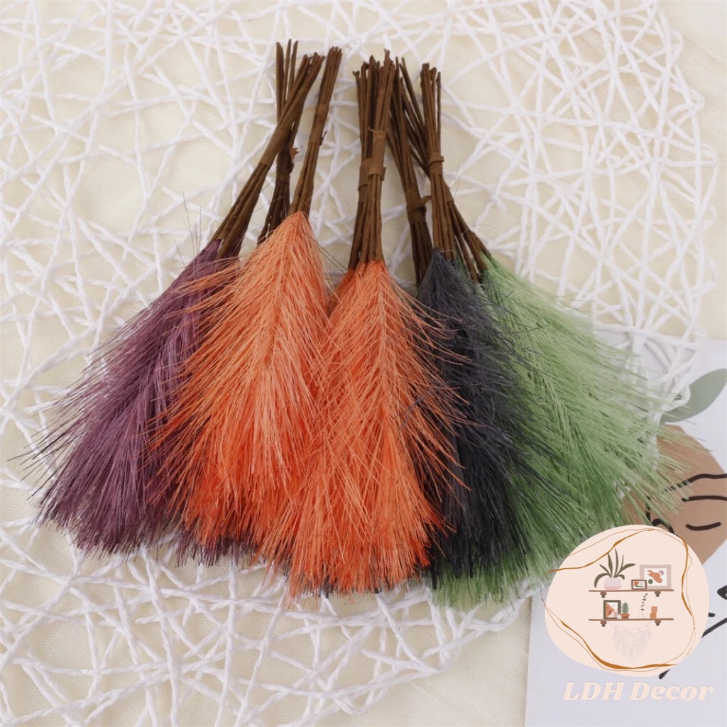 Mini Colorful Artificial Pampas Grass
