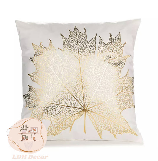 The Golden Leaf Pillow