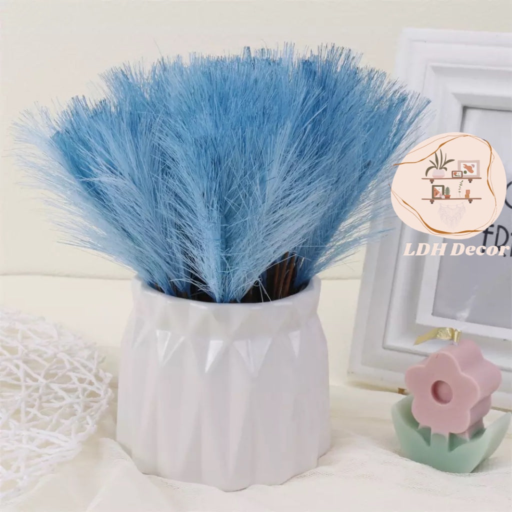 Mini Colorful Artificial Pampas Grass