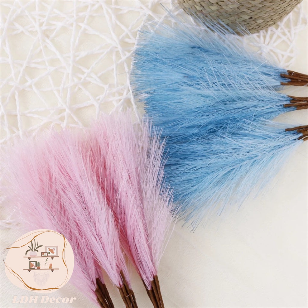 Mini Colorful Artificial Pampas Grass